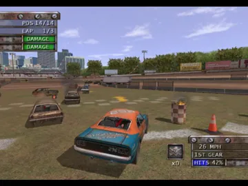 Test Drive Eve of Destruction (USA) screen shot game playing